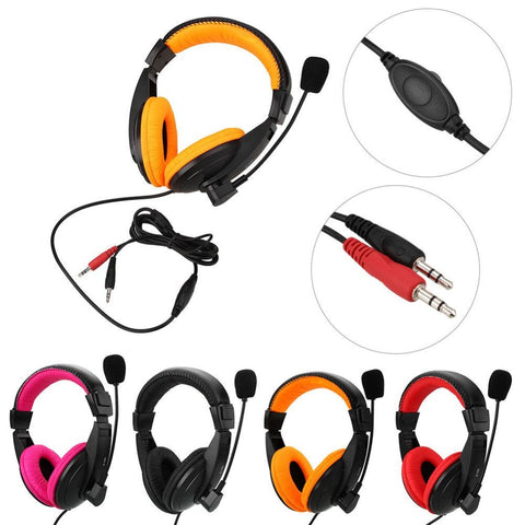 Gaming Stereo Headphone Bass Headset With Mic