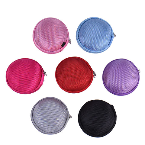Cute Colorful Potable Earphone Case