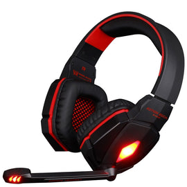 Pro Gaming Headphones with Microphone LED Light