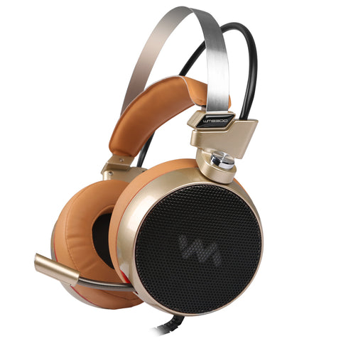 Headband Headphones with Microphone LED Light