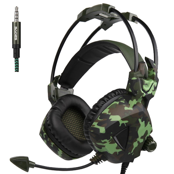 Camouflage Pattern PS4 Gaming Headset Stereo