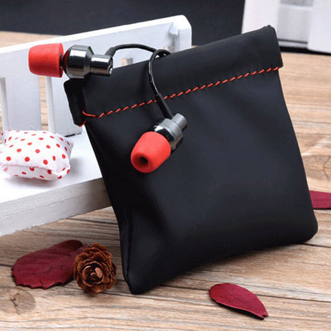Leather Earphone Case Protective Earbud